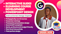 do powerpoint design, presentation slides, online course, genially slides n game