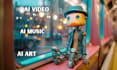 create ai video art, ai animations and ai music videos