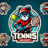 design mascot tennis hockey logo