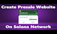 create solana presale website, staking website, solana token with smart contract