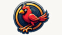 design outstanding cardinal bird mascot logo with express delivery