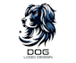 do a gorgeous dog logo in illustrator design