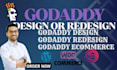 create a responsive godaddy website design and redesign godaddy development