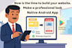 convert your website into a professional native android app