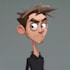 design a 2d cartoon character