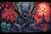 make dark art, horror or skull illustration