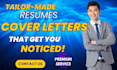 write an executive resume, edit your CV, and a cover letter