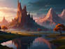 make stunning fantasy landscapes, fast