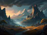 create concept art, fantasy landscapes, background scenes