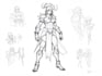 sketch fantasy character concept art