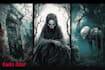 custom illustration dark art and psychedelic