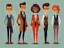 draw flat vector character design
