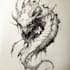 illustrate monster, creature, fantasy character