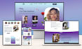 build responsive book author website or ebook landing page using elementor