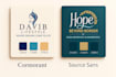 create a modern stylish logo and full brand identity pack