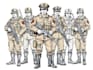 draw detailed military characters for you