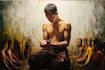 paint a realistic digital portrait