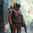 do a sci fi illustration and sci fi art