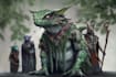 make a concept art and fantasy creature, monster