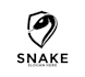 design a unique snake logo with original concept