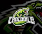 design amazing mascot crocodile logo