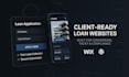 design wix studio loan and finance website investment, mortgage broker websites