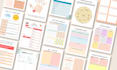 create printable planner or hyperlink digital planner, journal, for KDP or etsy