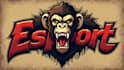 make modern vampire ape logo with creative concepts