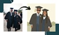 draw a cute korean drawing style artwork from your image
