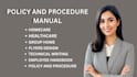 write group home healthcare agency policy and procedure manual employee handbook