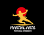design hard fighter martial art rose logo