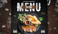 design digital menu, digital menu board or animated menu