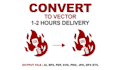 convert raster image to vector and do vector tracing