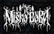 make death metal logo with texture and chrome effect
