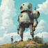 illustration and concept mecha, gundam