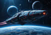 do a sci fi spaceship art