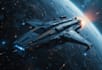 draw a sci fi spaceship art