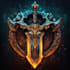 design hand paint fantasy logo