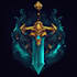 create an fantasy, rpg, sci fi game logo design