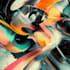 create abstract geometric digital art