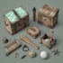 make a high quality 3d model, props and objects