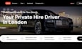 chauffeur limousine and taxi booking website, booking website