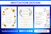 design a custom wedding monogram and stationery set