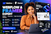 clone duplicate develop website to webflow framer website design fix framer
