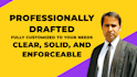 draft or review legal documents contracts and agreements