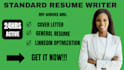 write an ats optimized resume, cover letter and linkedin profile