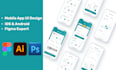 design engaging mobile app uiux for ios and android using figma