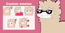 create cute chibi emotes for twitch, whatsapp, and telegram