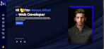 build front end website with next js, tailwind css and typescript