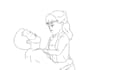 create 2d traditional animation, frame by frame, line art, character animation